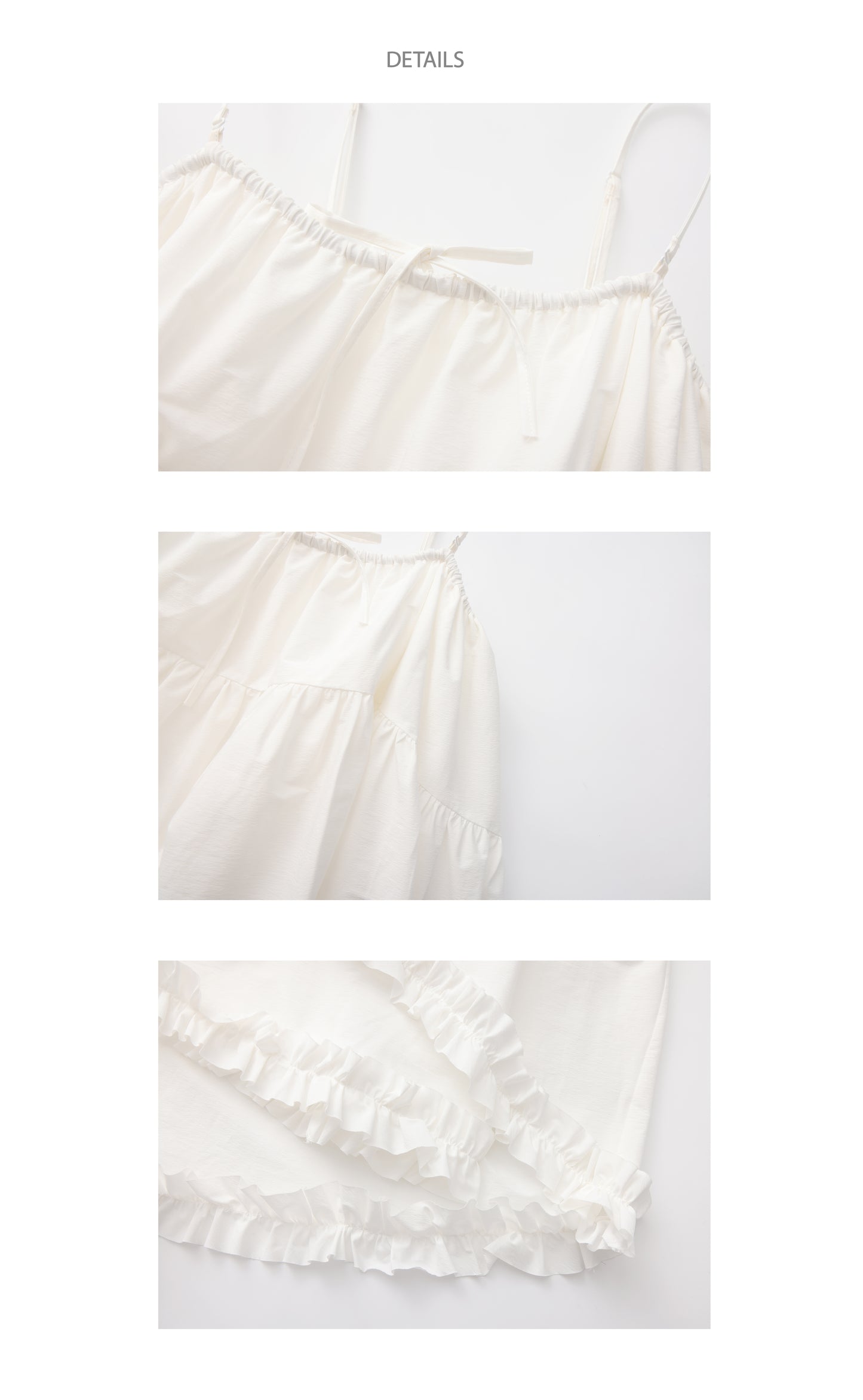 ‘Little Mermaid’ White Two-way Slip Dress