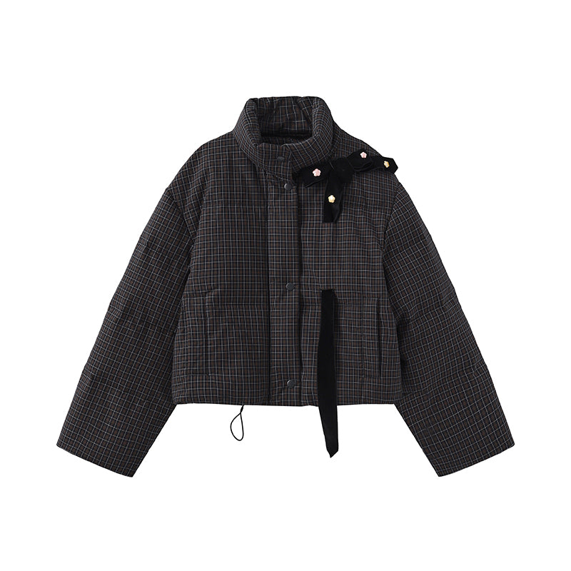 'Snowfield' Pink Short Down Jacket