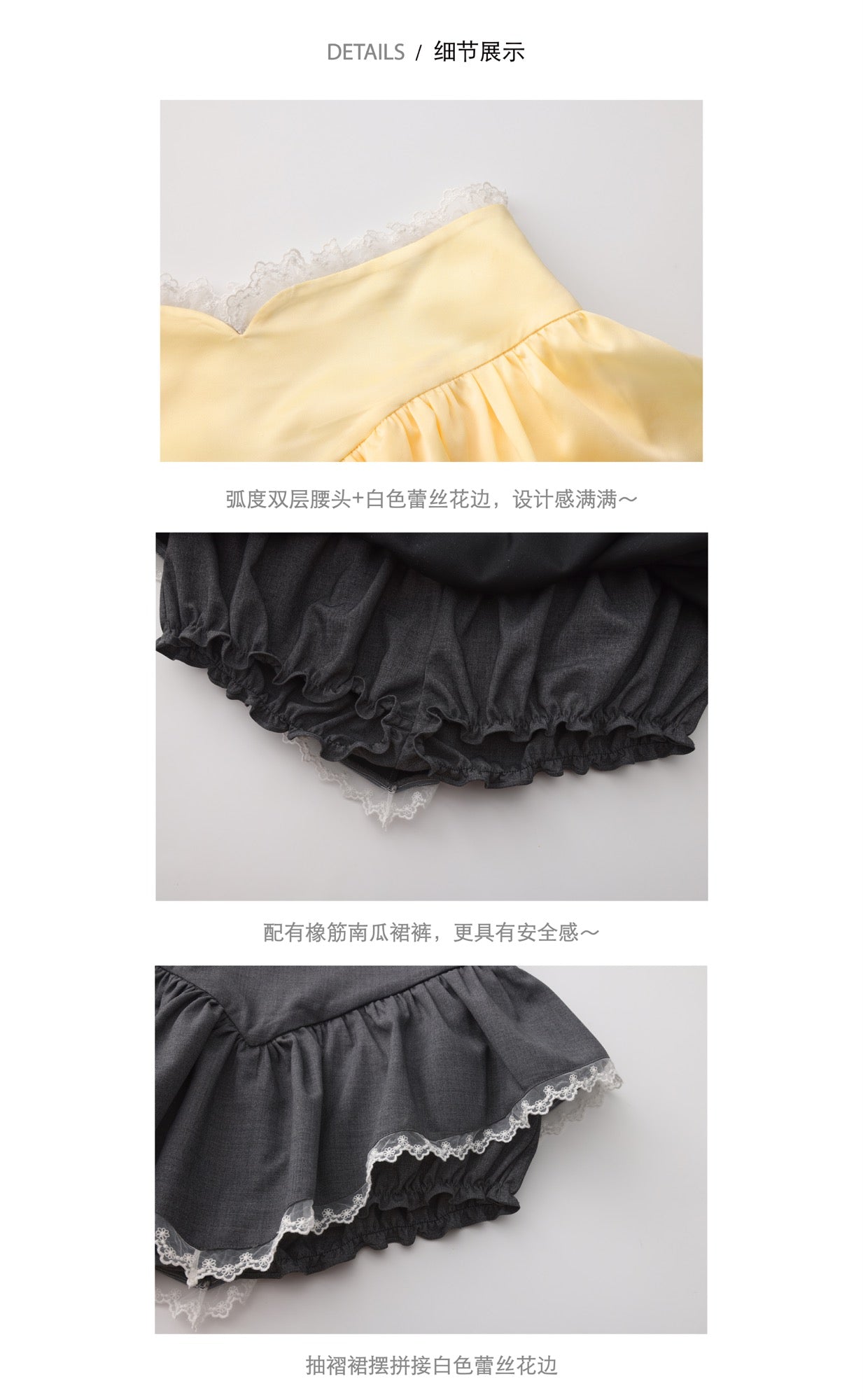 'Cherry on top' Grey pumpkin culotte