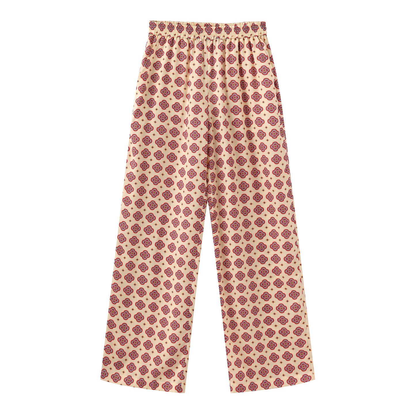 'In Bloom' Retro Printed Trousers