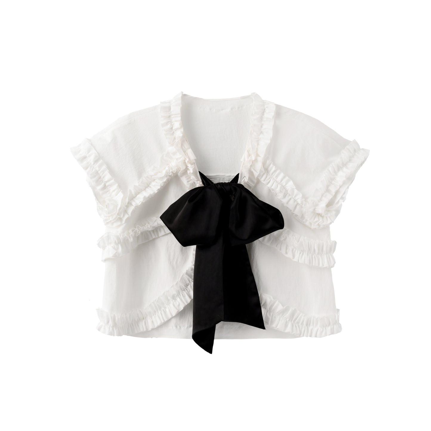 ‘Timeless Bonds’ White Bowknot Vest