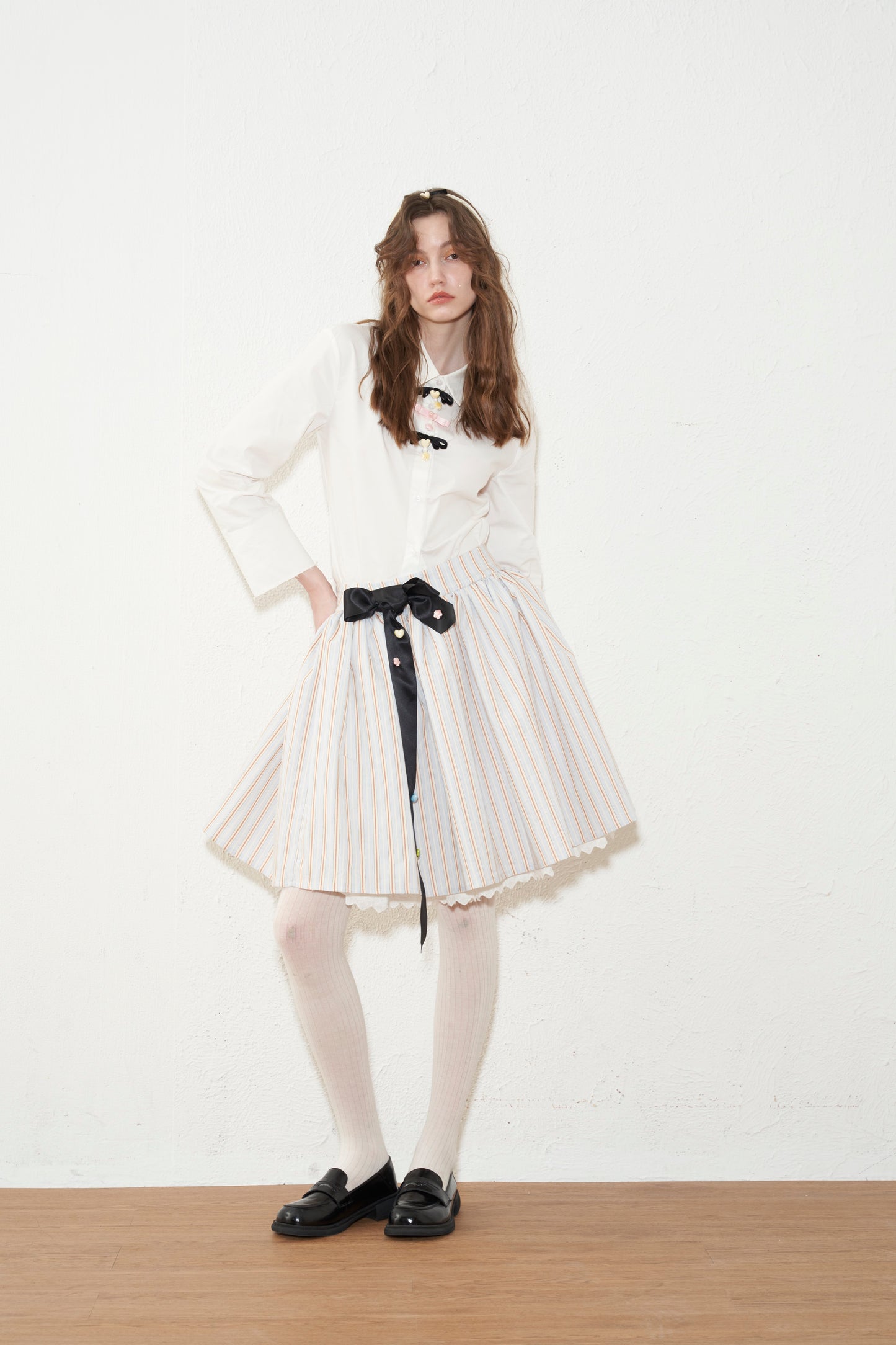 ‘Crush’ White Slim Shirt