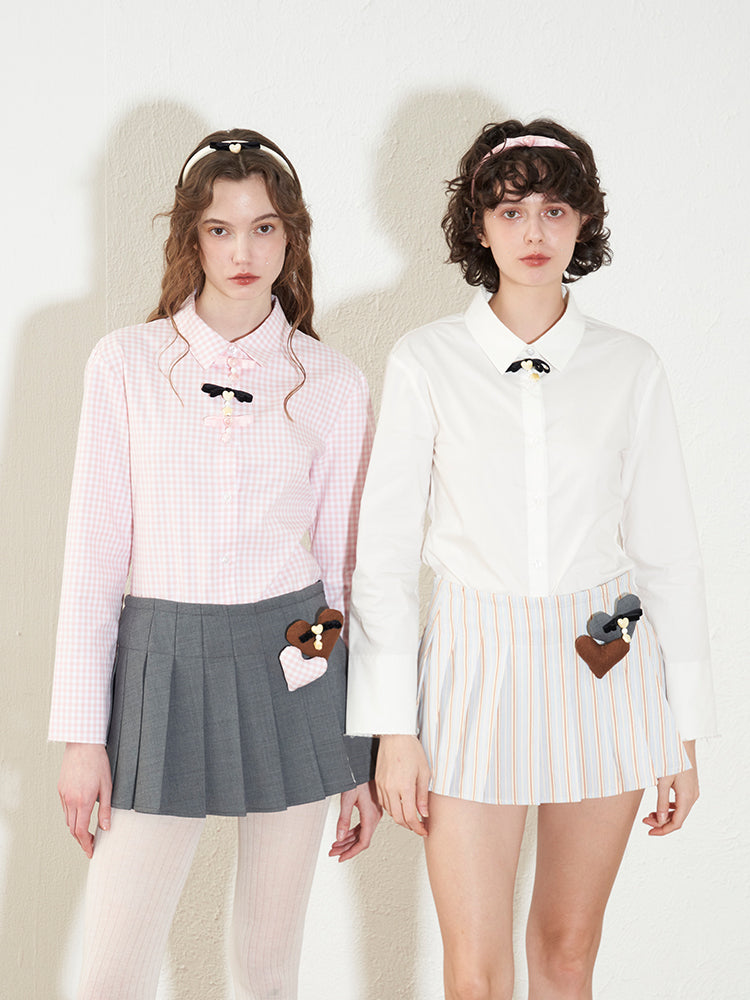 ‘Crush’ White Slim Shirt