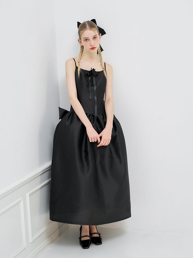 ‘Pearl’s Wedding‘ Bowknot Long Dress