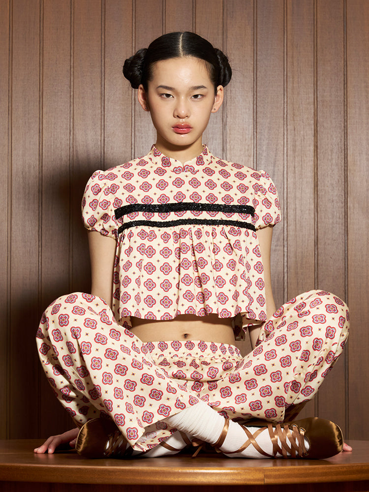 'Qing Yi' Retro Qipao Blouse