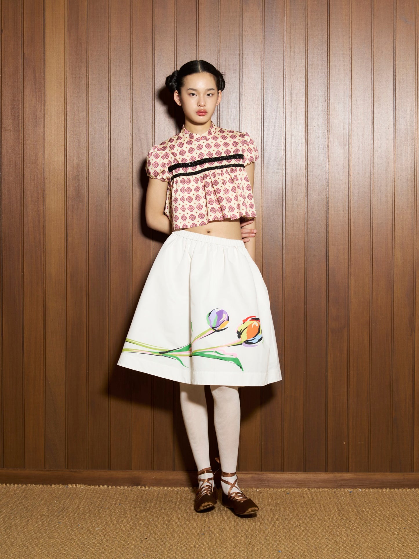 'Felicity' Tulip Midi Skirt