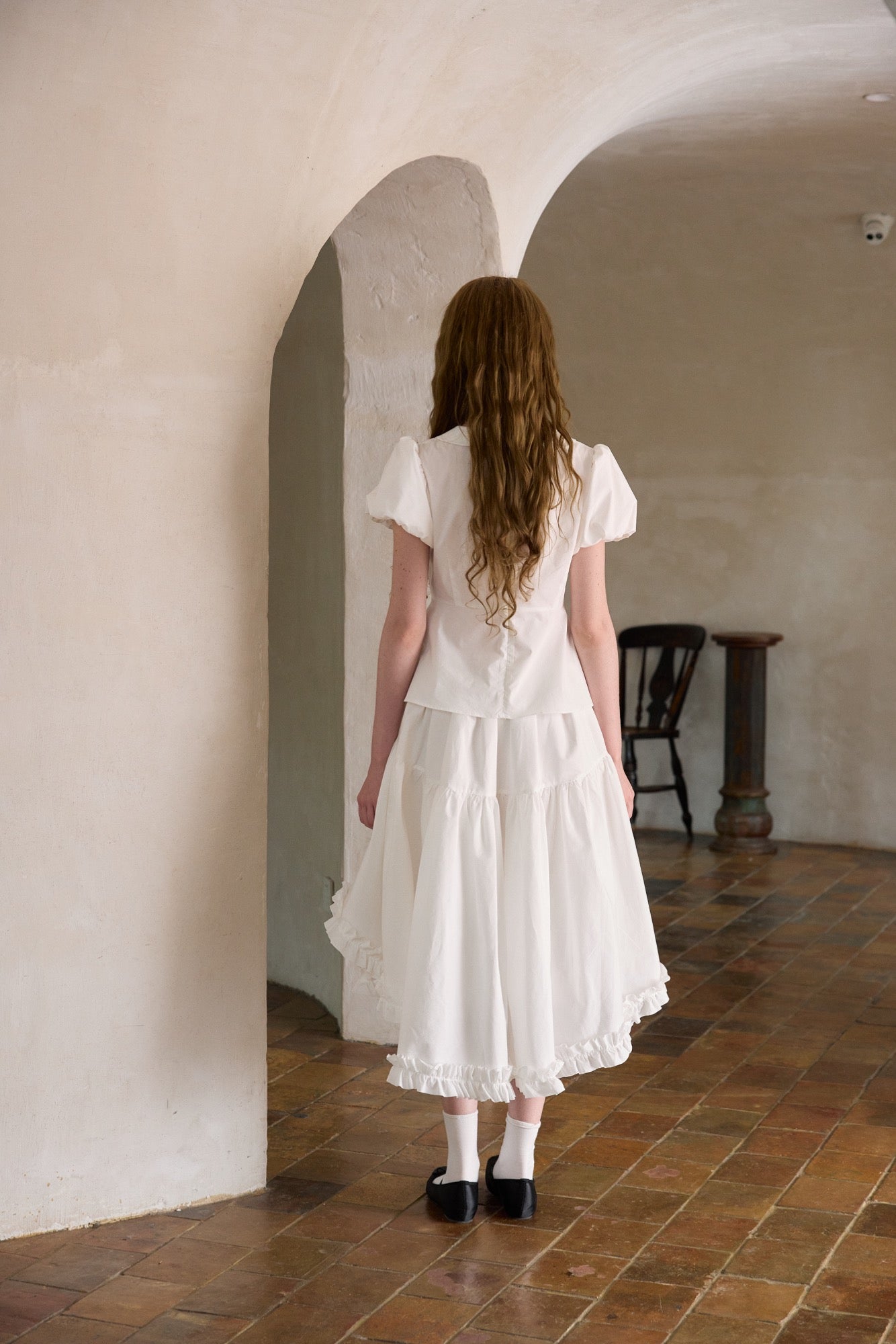 ‘Sebastian’ White Bow Shirt