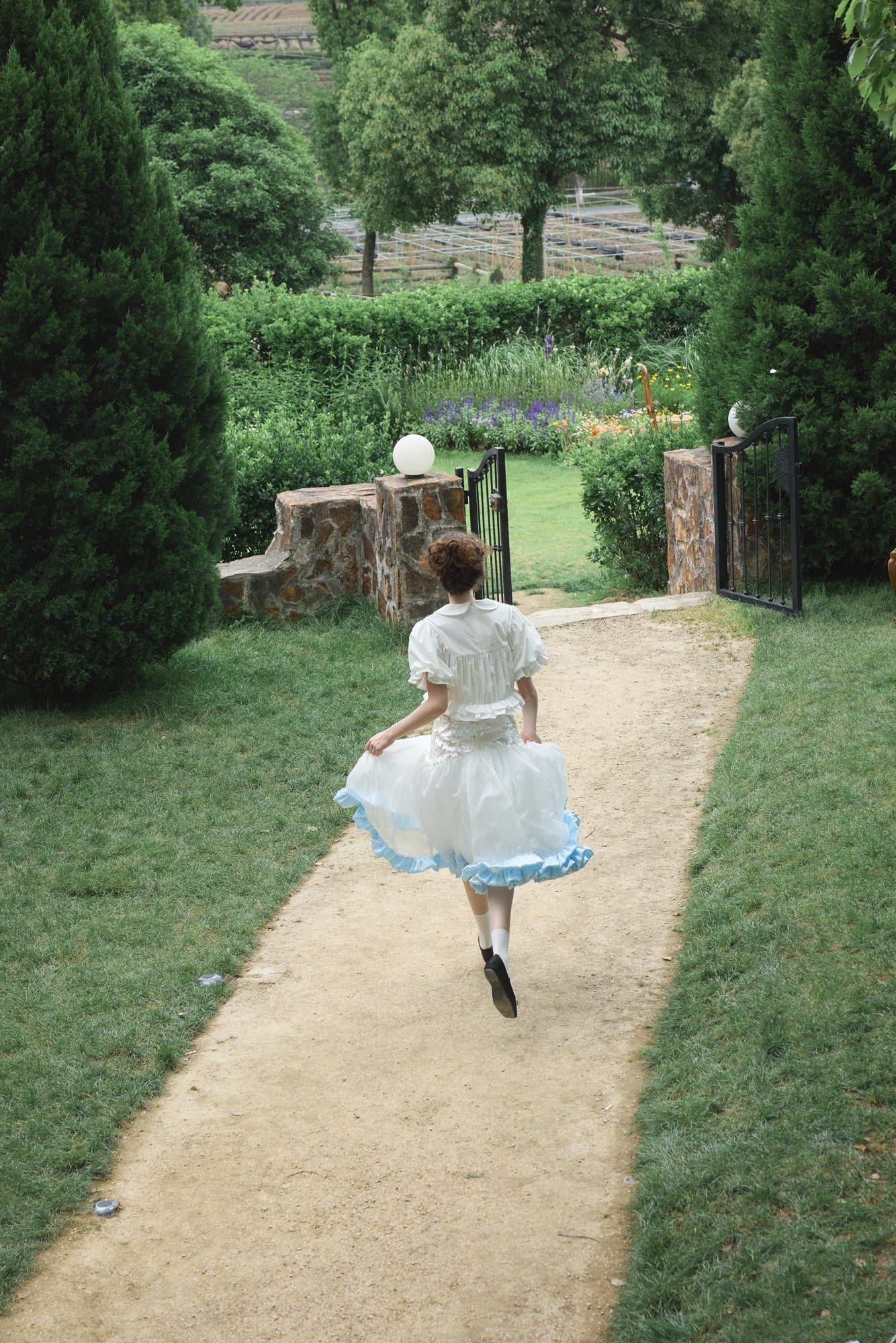‘Moonlight’ White Sequined Tulle Skirt