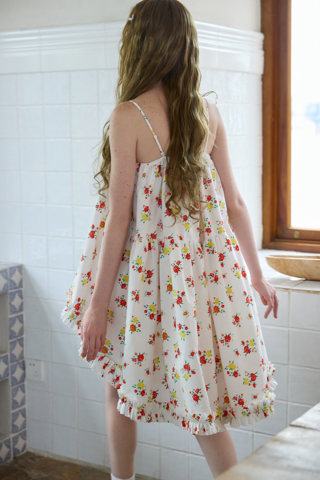 ‘Little Mermaid’ Printed Two-way Slip Dress