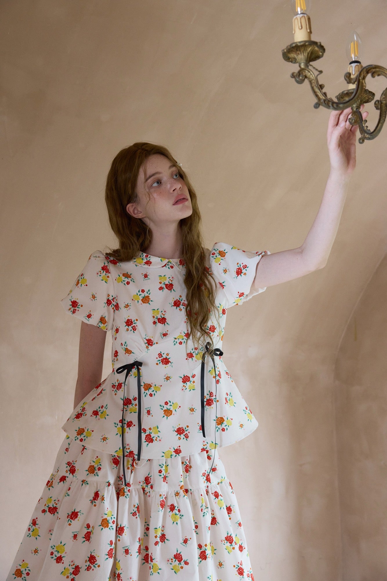 ‘Sebastian’ Printed Bow Shirt