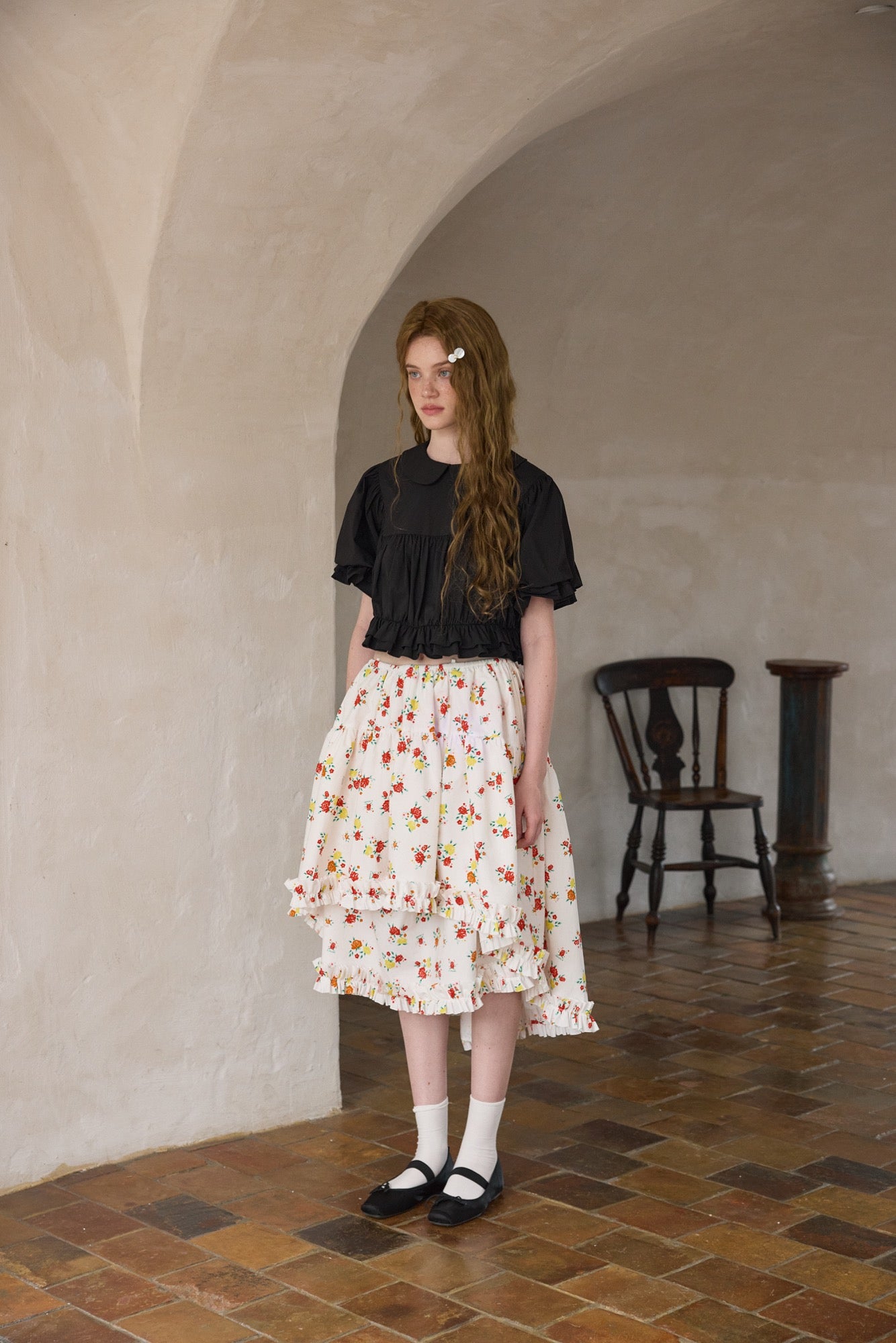 ‘Little Mermaid’ Printed Two-way Slip Dress