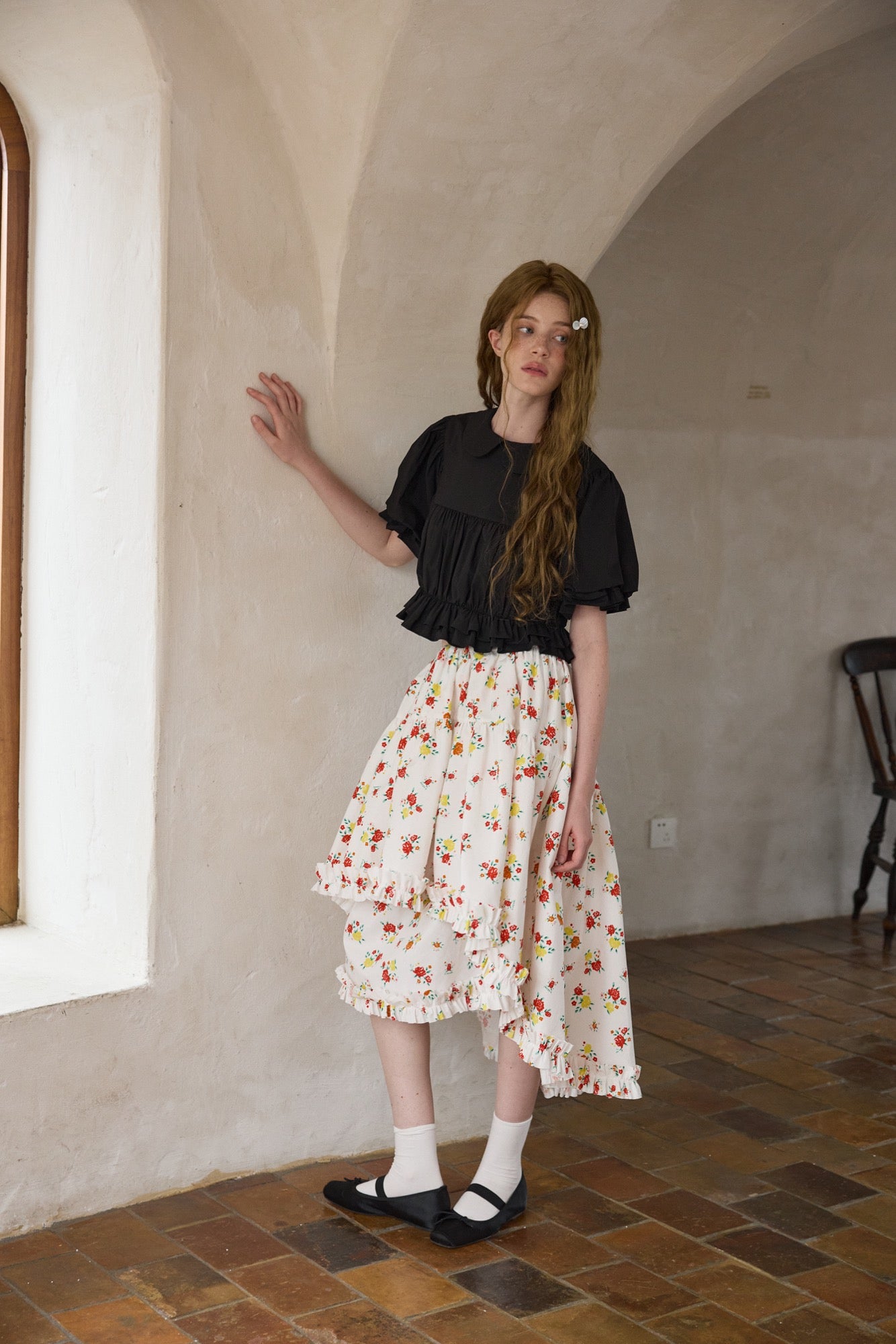 ‘Little Mermaid’ Printed Two-way Slip Dress