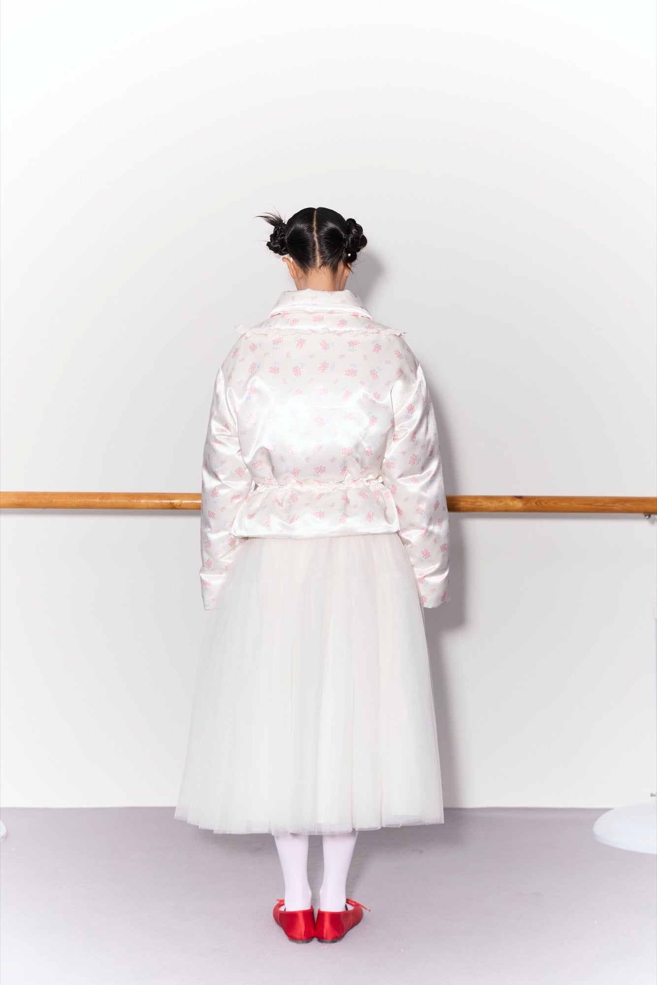 'Jewels' Printed Down Jacket