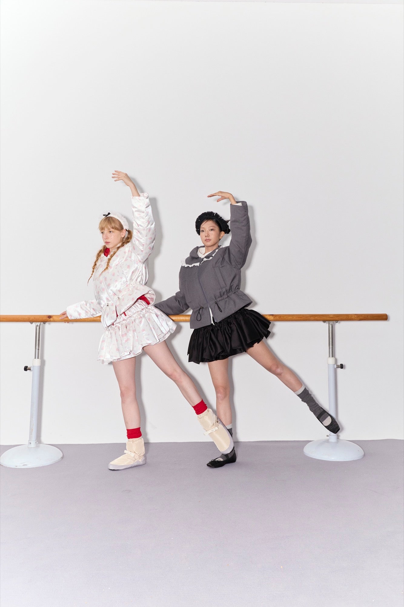 'Jewels' Gray Down Jacket