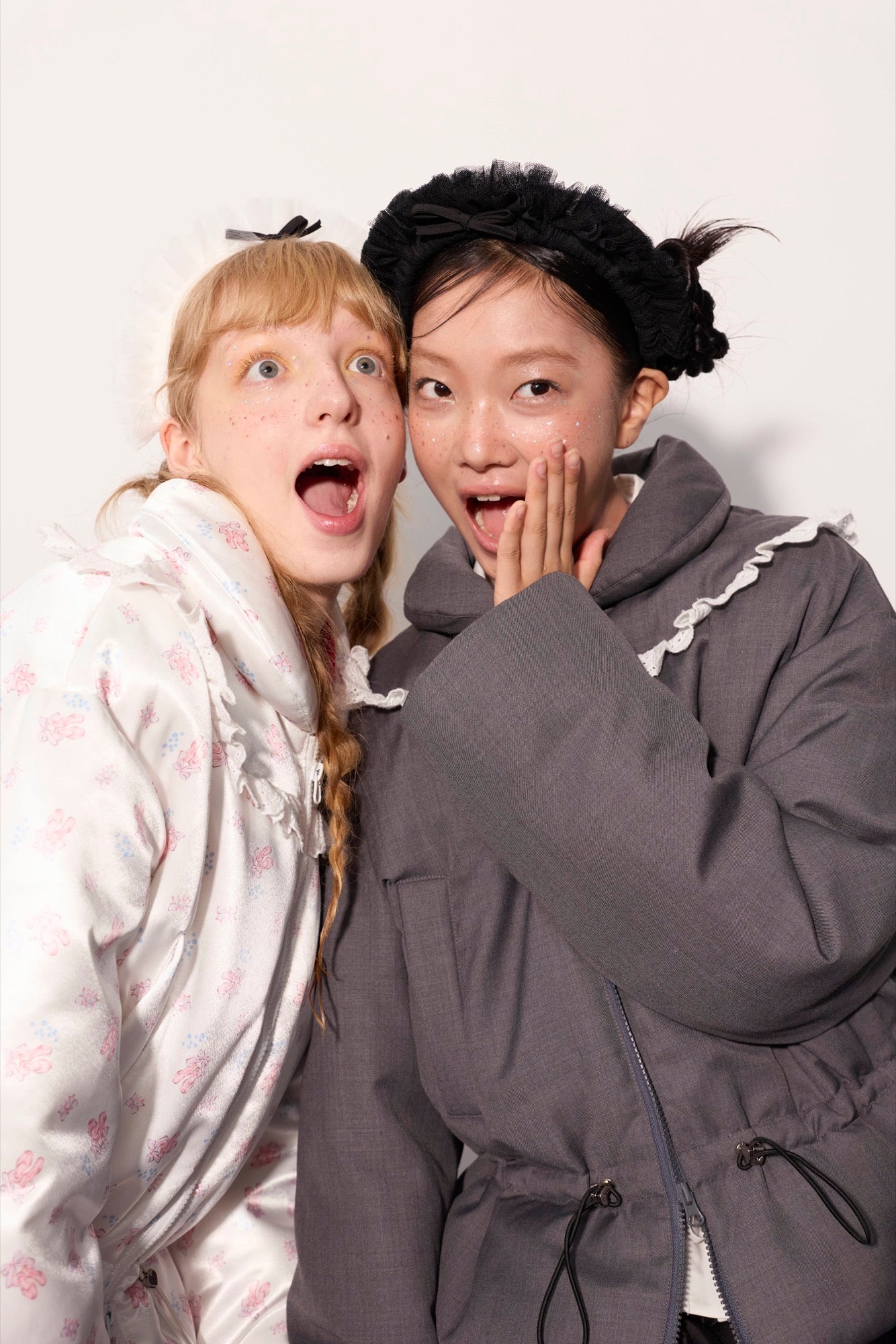 'Jewels' Gray Down Jacket