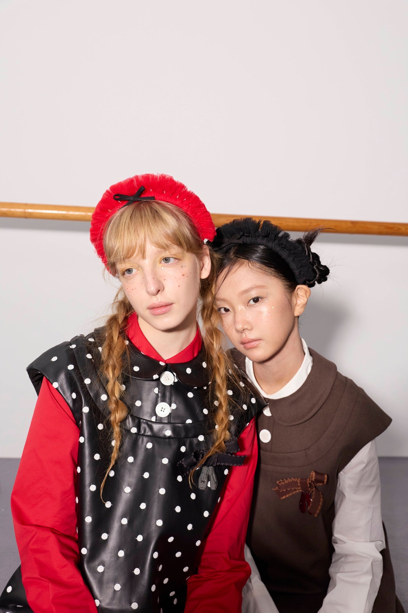 'Beatrix' Dark Brown Bow Dress