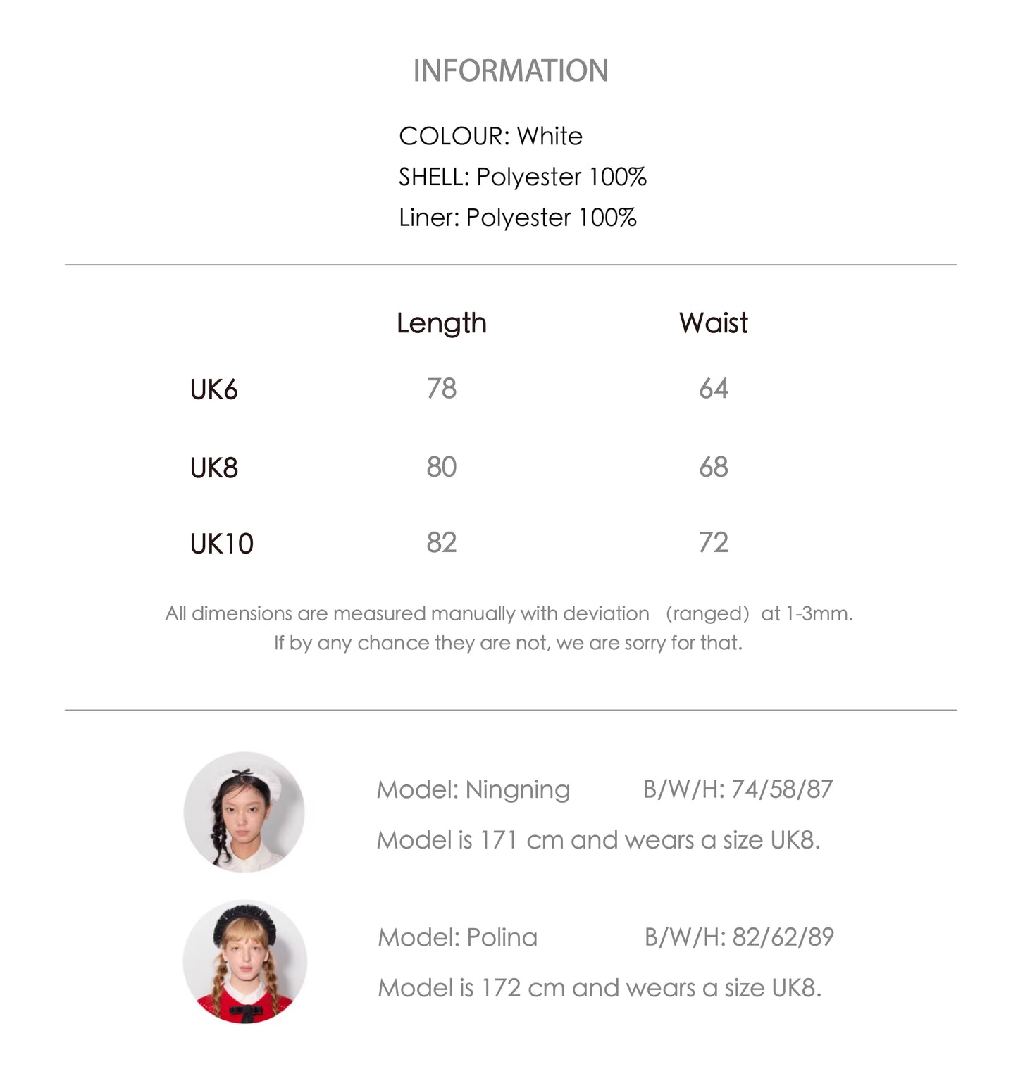 'Bourrée' White Mesh Skirt