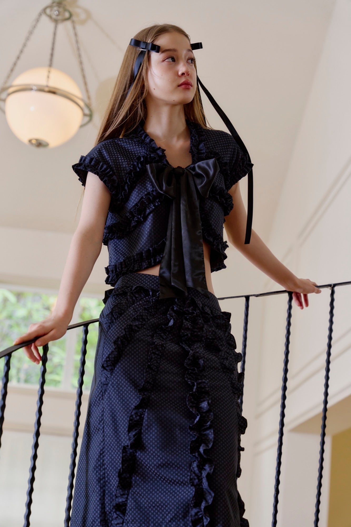 ‘Timeless Bonds’ Black Bowknot Vest