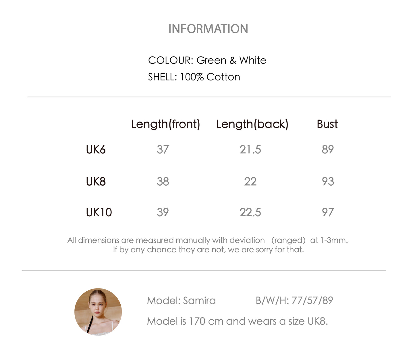 'Breathe deeply' Green Ruffles Tank Top