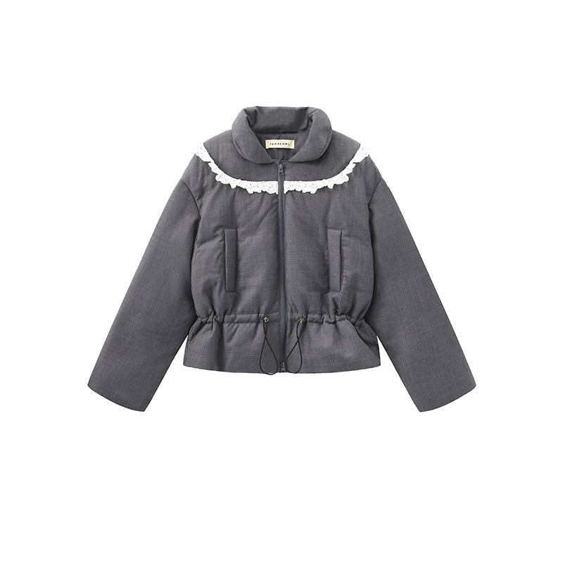 'Jewels' Gray Down Jacket