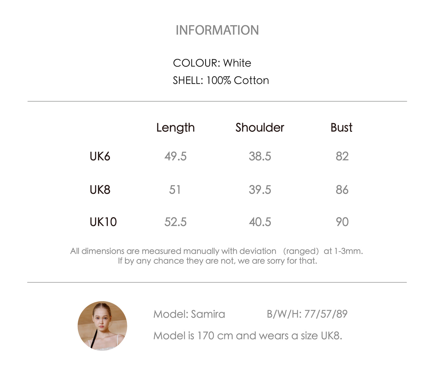 ‘Wildflowers’ White Embroideried Tee