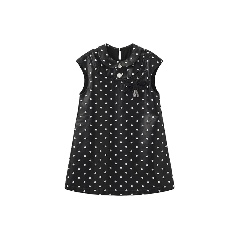 'Beatrix' Polka Dot Bow Dress