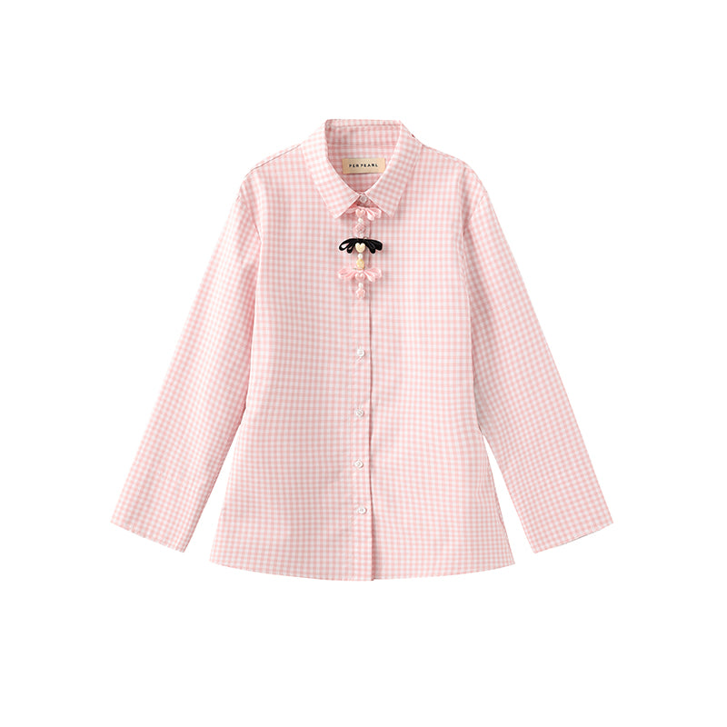 ‘Cruch’ Pink Slim Shirt