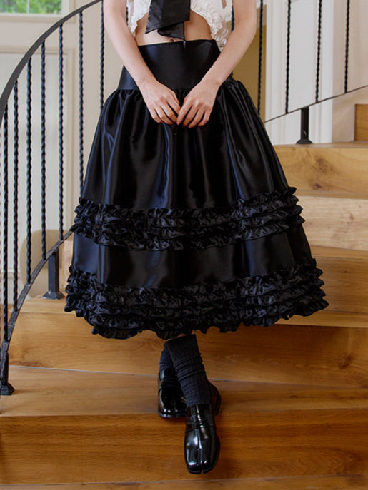 ‘Sweet Cream Cake’  iamcorn_ Midi Skirt