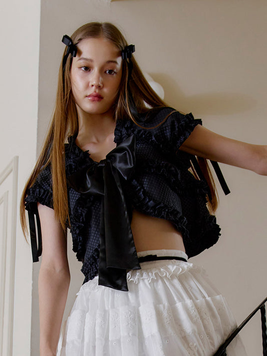 ‘Timeless Bonds’ Black Bowknot Vest