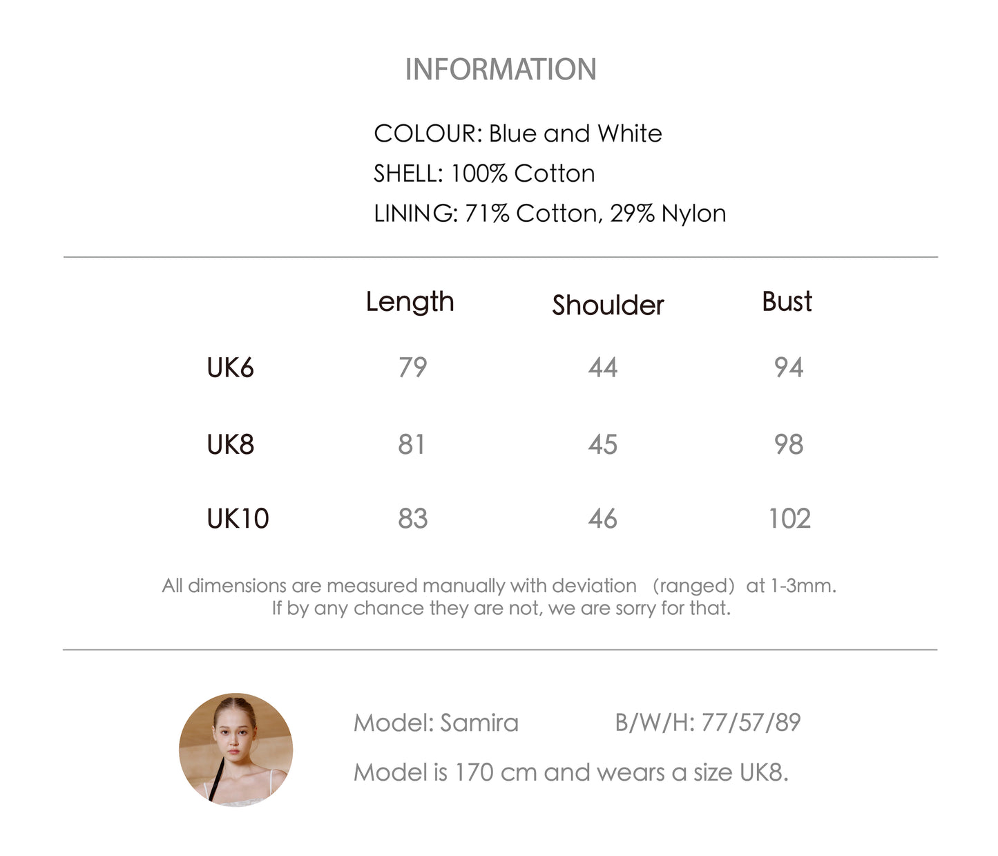 ‘Heartstrings Tug’ Blue Puff Mini Dress